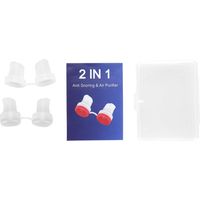 Dispositif Anti-Ronflement Nasal Purificateur d'Air, Arrêteur de Ronflement avec Filtres, Blanc
