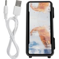 Ortviai Mini Réfrigérateur USB 18 W – Rafraîchisseur et Réchauffeur Portable pour Cosmétiques, Boissons, Médicaments – Noir