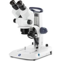 Stéréomicroscope binoculaire StereoBlue - 0,7x à 4,5x - Statif à crémaillère