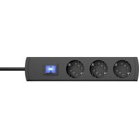 Kopp 234005013 Multipresa con interruttore 3 scomparti Antracite Schuko 1 pz.