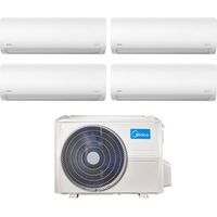 Condizionatore Quadri Split Midea XTREME 9+9+12+12 con M4OE-28HFN8 R-32 Wi-Fi Integrato 9000+9000+12000+12000 - Novità