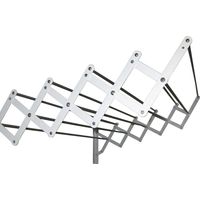 Wäscheständer Sauvic 89765 ausziehbar 10 Stangen 120 cm