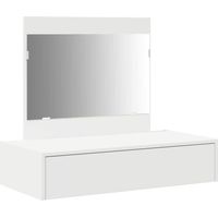 Coiffeuse,Table de Maquillage murale blanca 83x40x70 cm CFW904299