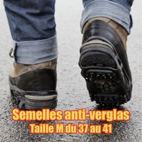 ASTUCEO - Antiglisse chaussure à accrocher taille 37-41 - lot de 2