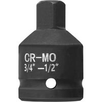 3/4"-Innengewinde auf 1/2"-Außengewinde Cr-Mo-Stahl-Schlagschrauber-Steckschlüsseladapter, Vierkantantriebsreduzierer für Schlagbohrmaschinen, Drehmomentschlüssel, Bohrmaschinen, Ratschen