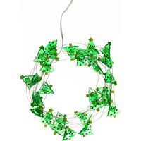 Lindby Tiras de luces LED 'Motje' en Verde Plástico