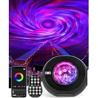 Projecteur Ciel Etoile, Veilleuse Enfants Projecteur de Galaxies avec Télécommande et APP Projecteur Étoilé Musique de Haut-Parleur Projecteur de Ciel Nocturne pour Decoration Chambre Fêtes