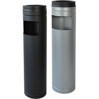 1PZ POSACENERE GETTACARTE colore nero