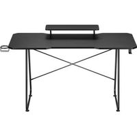 Bureau gaming grand format OPLITE ATIKA T10 XL NOIR MAT - 136 x 60 x 75 cm