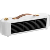 Chauffage d'appoint économe en énergie avec 2 réglages et contrôle thermostatique, poignée de transport compacte, chauffage d'appoint pour lit