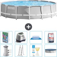 Intex Piscine Prism Frame Ronde - 427x107 cm - 9-pièces S649