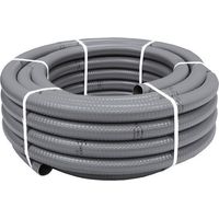 Tubo semir. hidrotubo PVC flessibile grigio D25