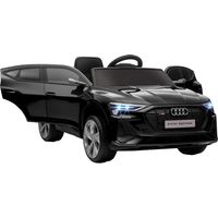 Voiture électrique enfants 12V avec télécommande phares LED musique klaxon USB lecteur MP3 noir