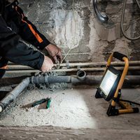 Foco LED móvil JARO 30 W 2930 lm 3m H07RN-F 3x1 mm² IP65 BRENNENSTUHL