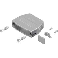 Conec SnapLock 16-003220E Capot SUB-D Nombre de pôles: 25 plastique, métallisé 90 °, 180 ° 1 pc(s)