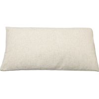EGLO LIVING Kissen Iles, Couch Zierkissen Basic, Dekokissen aus Polyester und Leinen in Beige meliert, Kissenbezug mit Inlett, Sofakissen 50x30 cm