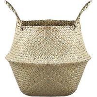 1 panier en jonc de mer
