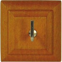 APPENDITUTTO ADESIVO LEGNO 'QUADRO' 1 posto - pz. 2
