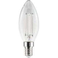 10 x LAMPADINA LED OLIVA WHITE STICK 4,5W E14 470LM 4000K