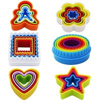Lot de 32 emporte-pièces en plastique, formes multiples – DELKEVIC