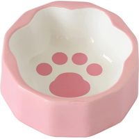 Ceramic cat bowls, small cat food dishes for indoor cats, food and water bowls for cats/dogs