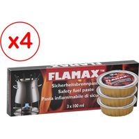 Lot de 4 pâtes à brûler - 4 x 3 x 100 ml