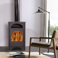 Stufa a legna Juan Panadero TOULOUSE / piastra riscaldante superiore / Volume di riscaldamento 270 m³ / 7,4 kW / Tripla combustione / Classe energetica A+