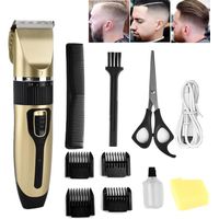 Tondeuse à cheveux pour hommes, batterie électrique tondeuse à barbe tondeuse à cheveux rechargeable