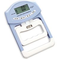 200lbs/90 kg Dynamomètre à main force de préhension numérique mètre de mesure automatique des main Grip Main électronique dynamomètre Grip mesureur (Bleu)