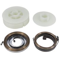 Noyau de démarreur pour tronçonneuse (modèles 45/52/58 mm) avec 2 ressorts et plaque de traction – Remplacement universel