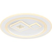 Globo - deckenleuchte - Valeria - weiß - metall - Ø 47cm - LED -
