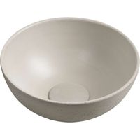 Sapho Small - Lavabo da appoggio, diametro 26 cm, senza troppopieno, sabbia MR26014