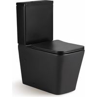 NOVOBATH PARIS Inodoro Completo Rimless Compacto Negro - ref: WC-PARISBLACK