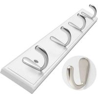 Range-Chaussures, Porte-Manteau Mural, Porte-Manteau en Bois, Crochets Muraux, Porte-Manteau Mural, Porte-Manteau en Acier Inoxydable, Porte-Manteau, Porte D'entrée, Organisation de Rangement A-DOU