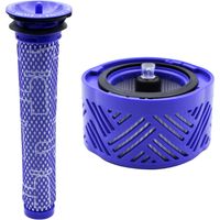 Nachfilter V6 für Staubsauger, kompatibel mit Dyson V6 HEPA Absolute Animal Motorhead Filtern, Ersatzteile, 2er-Pack.