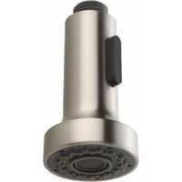 Douchette Evier Pull-Out avec Bouton Tête de douchette Brossé 2 Jets pour Robinet Mitigeur Cuisine Robinetterie de Cuisine