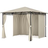 Blumfeldt Mondo Pabellón Carpa de 295x262x295 Acero Poliéster Beige