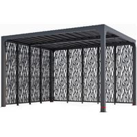 Pergola Bioclimatica 360x300 cm Copertura con Lame Orientabili Manuale