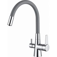 Flexi Rubinetto da cucina Shurity 3 vie Cromo/Grigio