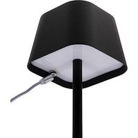 Securit Georgina elegante LED Tischlampe schwarz