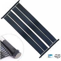 Calentador Solar Calentador de Piscina Colector Solar 605x80CM Panel Solar Lámina de Calor para Piscina