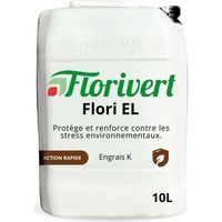 Engrais foliaire à pulvériser Flori EL SI 10L améliore la résistance, pour feuilles rigides - Florivert NEG00985