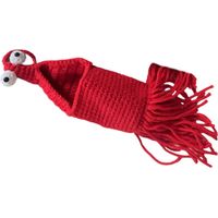 Charm Crochet Alien Plant Hanger Holder pour intérieur,-Rouge