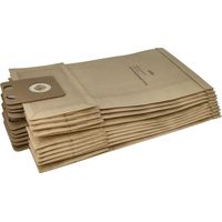 vhbw 10x sacs compatible avec Nilfisk / Alto Family Basis Delux, HDS 2000, NB 100 Business+ aspirateur - papier, marron