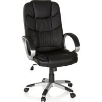 Fauteuil de bureau RELAX BY155 simili-cuir noir