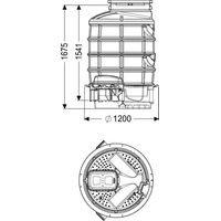 KESSEL 881505-DN150 puisard anti-refoulement LW 1000