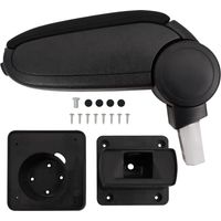 Bracciolo per Auto Nero 13x31,5x(29-51) cm in ABS vidaXL