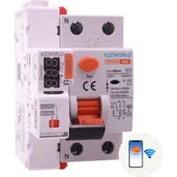 RCCB Interruttore Differenziale Puro WIFI Con Riarmo Automatico, Tipo A 1P+N 3M 6000A 100mA AC 230V IP20 IEC61008-1 PR8NM, Disponibili 25A 40A 63A (40A)