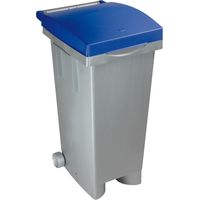 Bidon mit Rädern für die separate Sammlung 80 LT Tata ICs - Blue