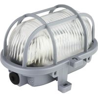 REV LED Oval-Außenleuchte silber 5 W